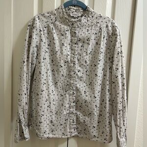 beachlunchlounge Jack of Hearts Button Down Blouse